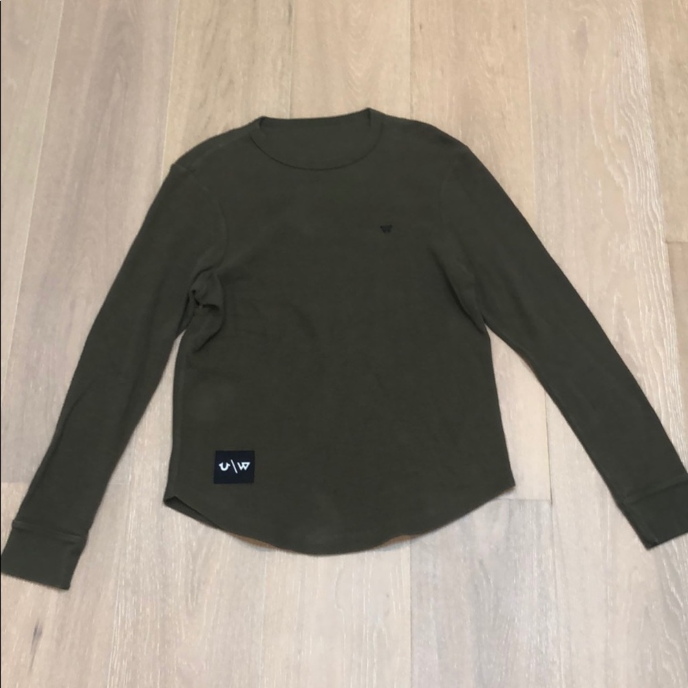 Green true religion fleece long sleeve